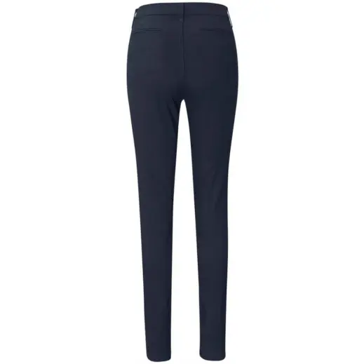Ladies Superb Stretch Chino Pants Navy Back